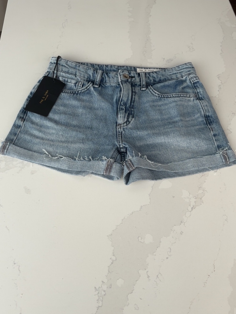 Rag and Bone new york Light Blue Denim Women’s Shorts